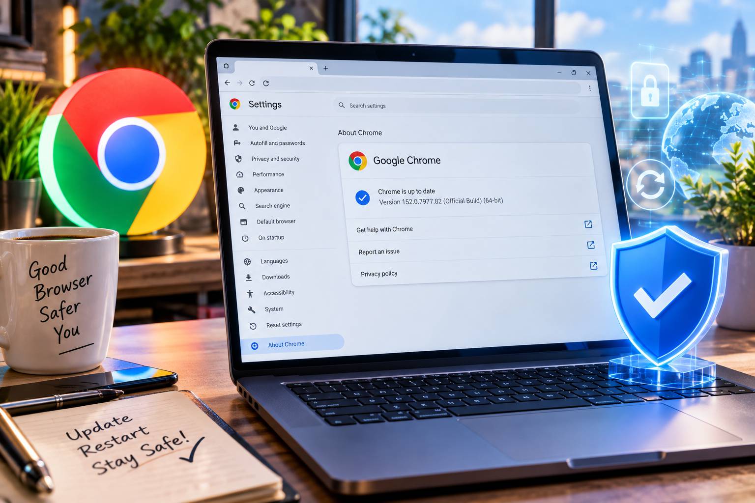 Chrome 152 Vá Zero-Day: Cách Cập Nhật An Toàn Ngay Tháng 9