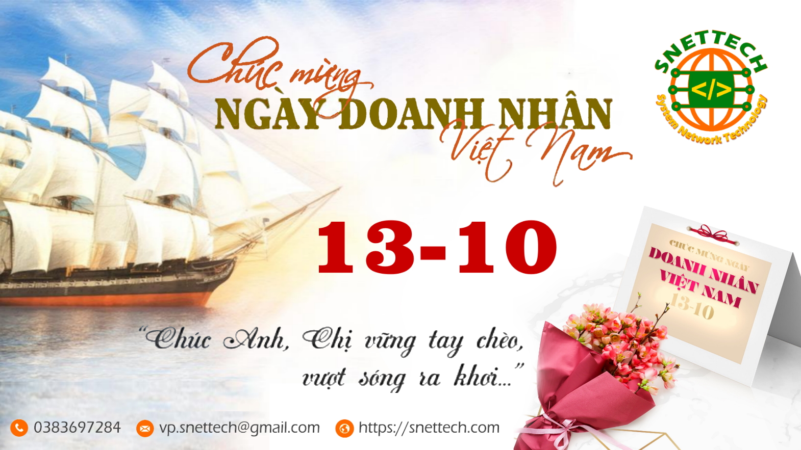 CHÚC MỪNG NGÀY DOANH NHÂN VIỆT NAM 13/10