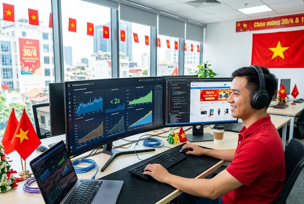 Giải Ph&aacute;p&nbsp;Tối Ưu Website Chịu Tải Cao B&ugrave;ng Nổ Doanh Thu Dịp Lễ