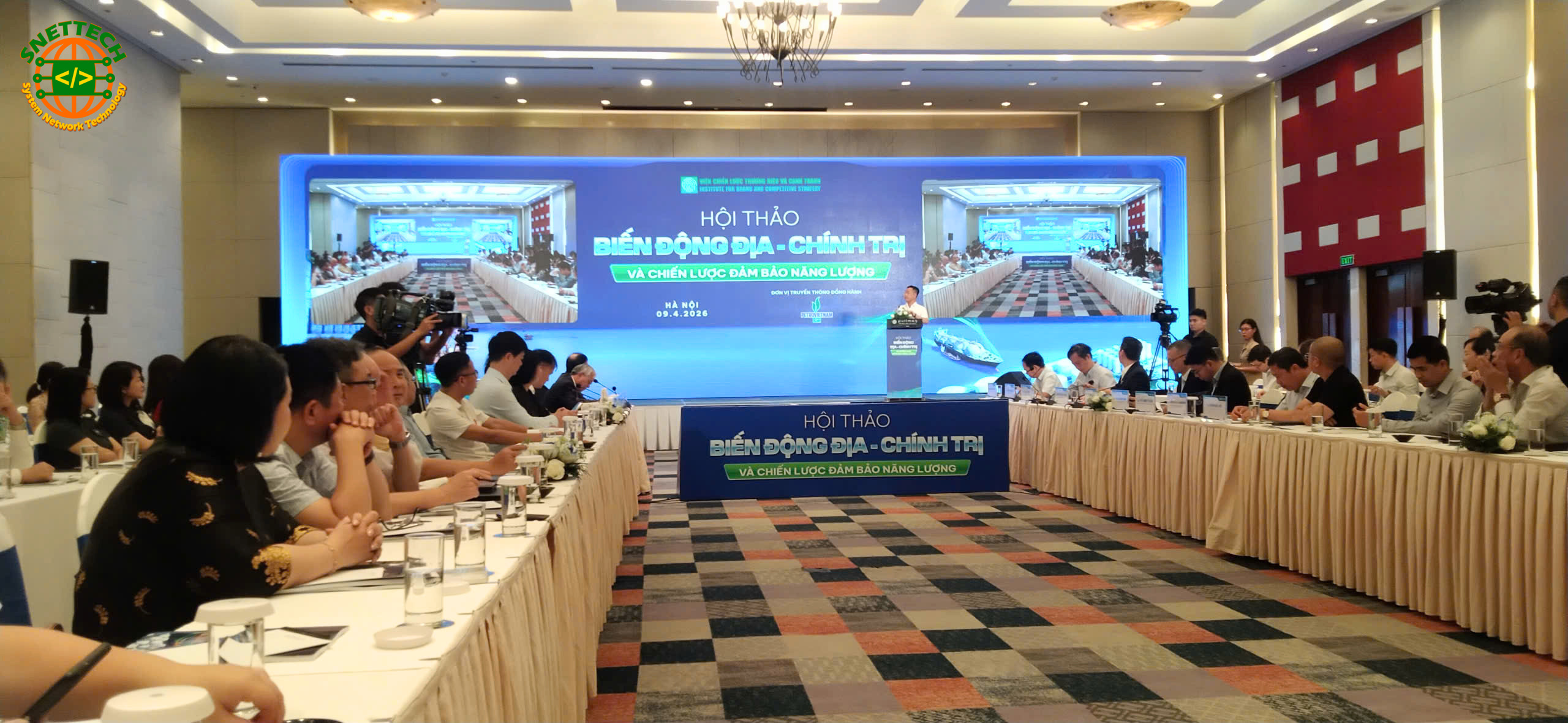 Snettech Tham Dự Hội Thảo Biến Động Địa Ch&iacute;nh Trị V&agrave; Chiến Lược Đảm Bảo Năng Lượng