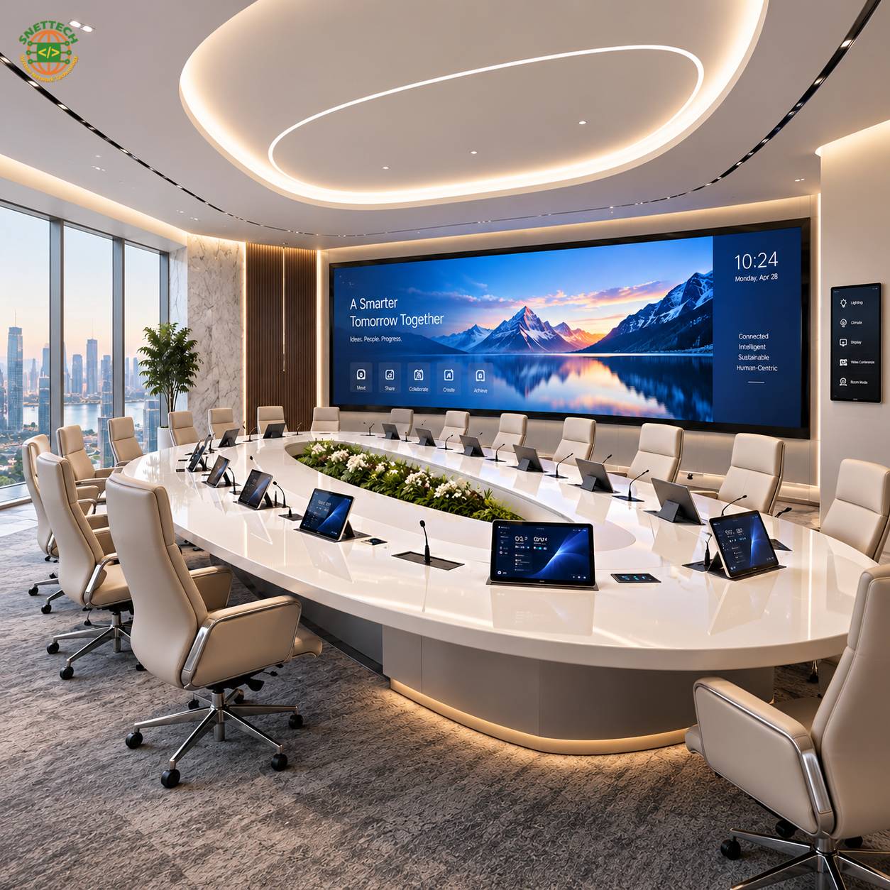 Snettech Emeet -  giúp các cơ quan và doanh nghiệp tối ưu hóa hiệu suất điều hành nhờ khả năng cập nhật văn kiện theo thời gian thực và bảo mật thông tin tuyệt đối