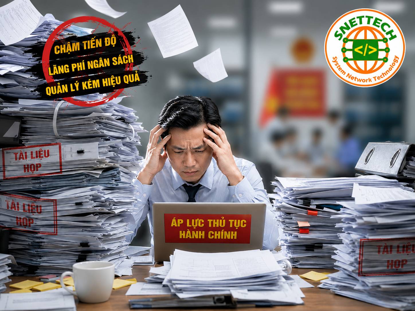 Áp lực khi tổ chức các cuộc họp của khối cơ quan nhà nước 