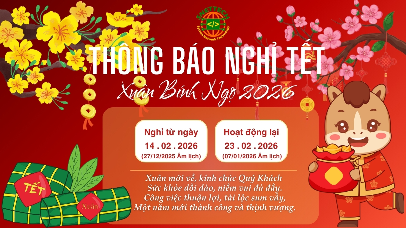 Thông báo lịch nghỉ Tết Nguyên Đán Bính Ngọ 
