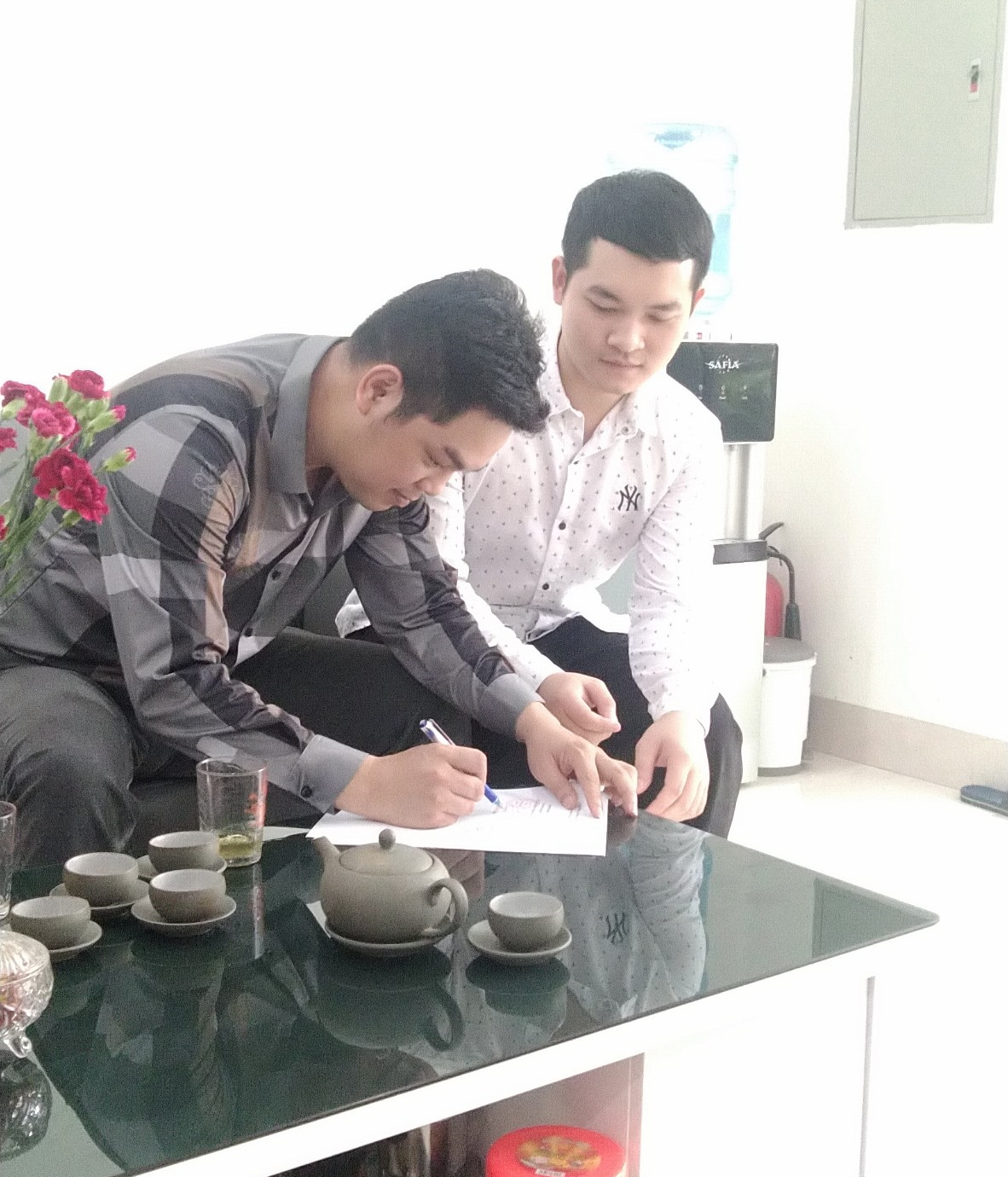 Lễ ký kết hợp đồng giữa công ty công nghệ Snettech và công ty cổ phần Hưng phát property