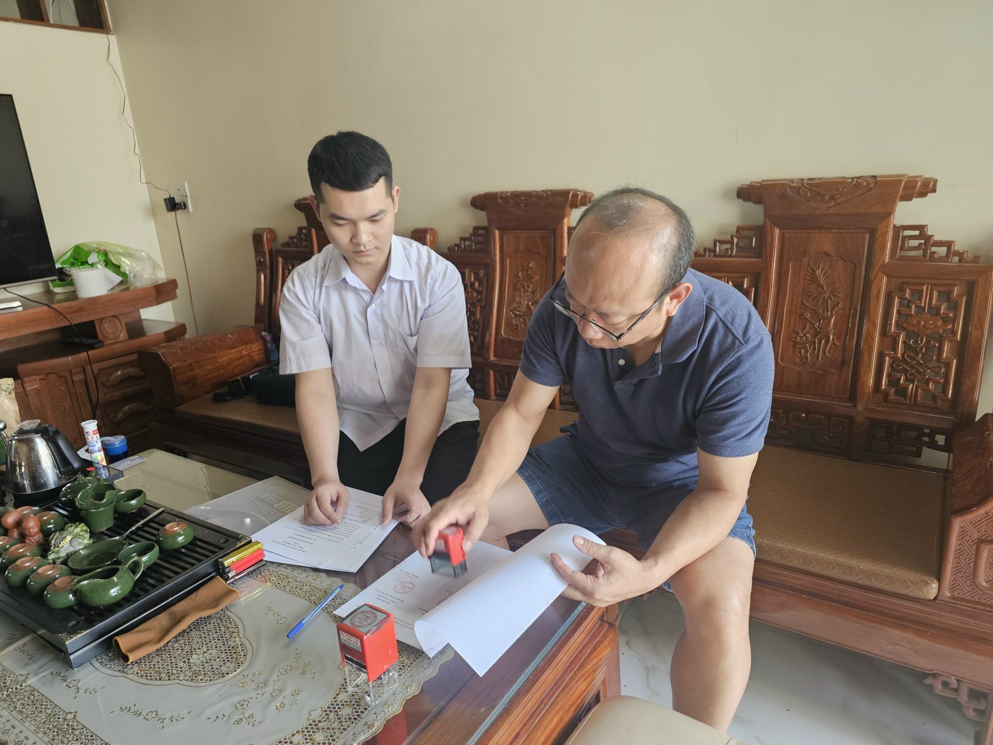 Lễ ký kết hợp đồng giữa hai công ty 