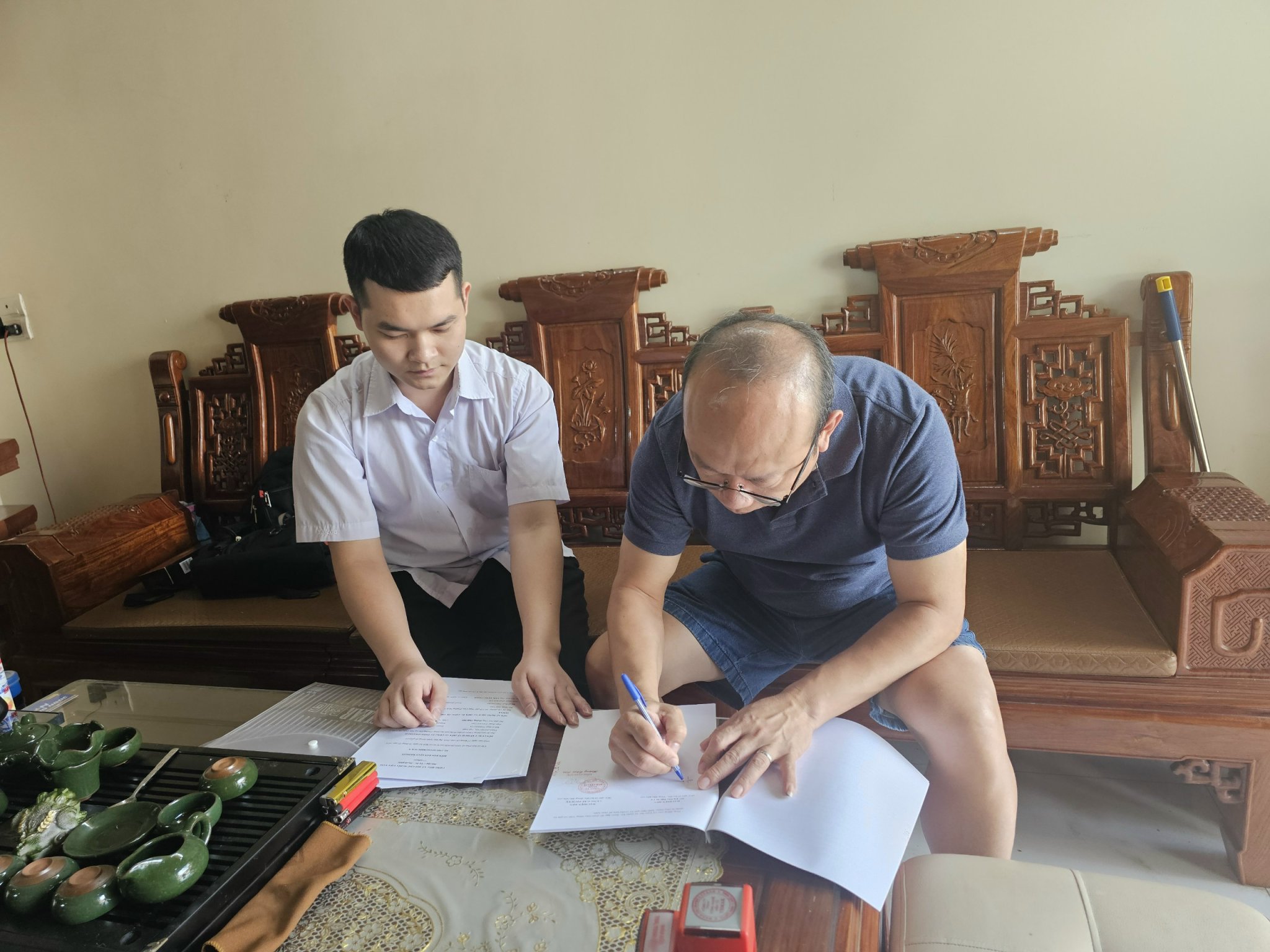 Buổi lễ ký kết đã diễn ra thành công tốt đẹp 