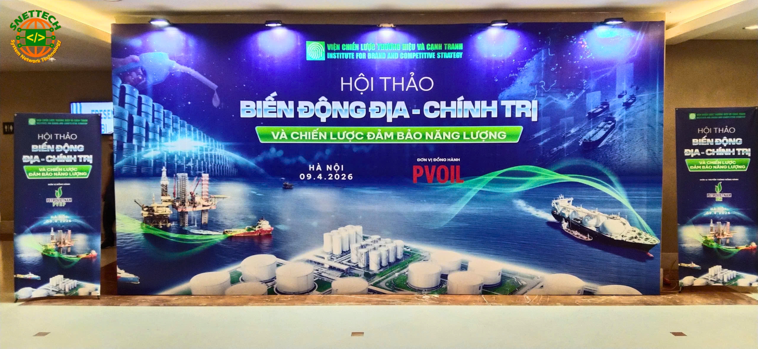 Hội thảo “Biến động địa - chính trị và chiến lược đảm bảo năng lượng” vào ngày 9/4/2026