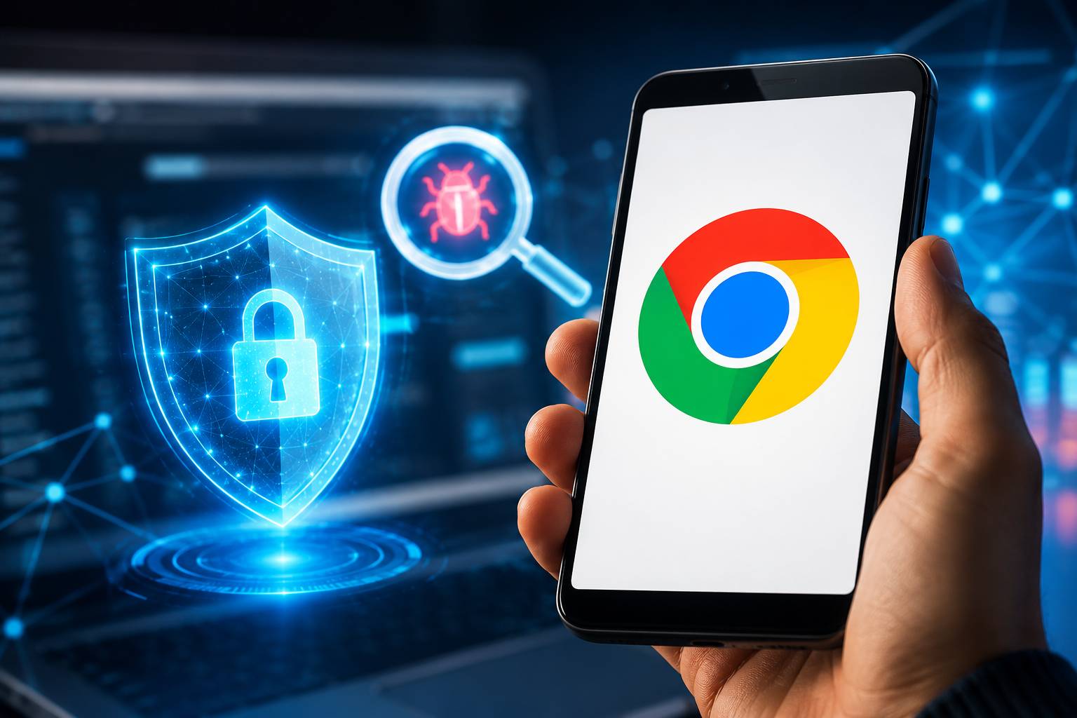 Chrome tìm lỗ hổng bằng AI 
