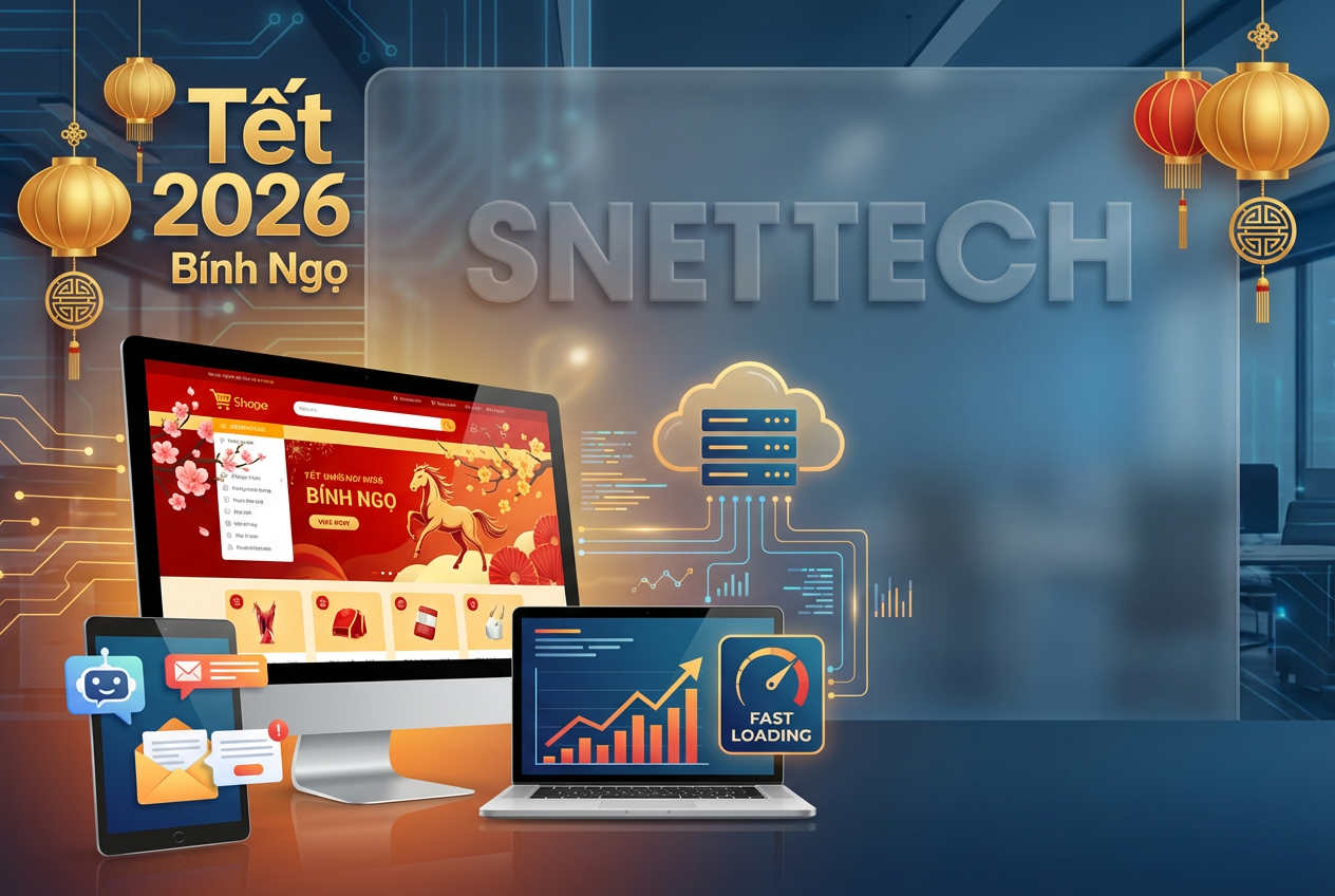 Snettech mang đến dịch vụ thiết kế website tôi ưu chi phí cùng các giải pháp công nghệ chất lượng hàng đầu vượt trội 