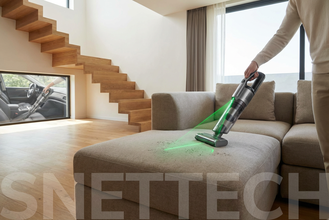 Máy hút bụi cầm tay không dây giúp dọn dẹp nhà cửa mùa Tết linh hoạt 