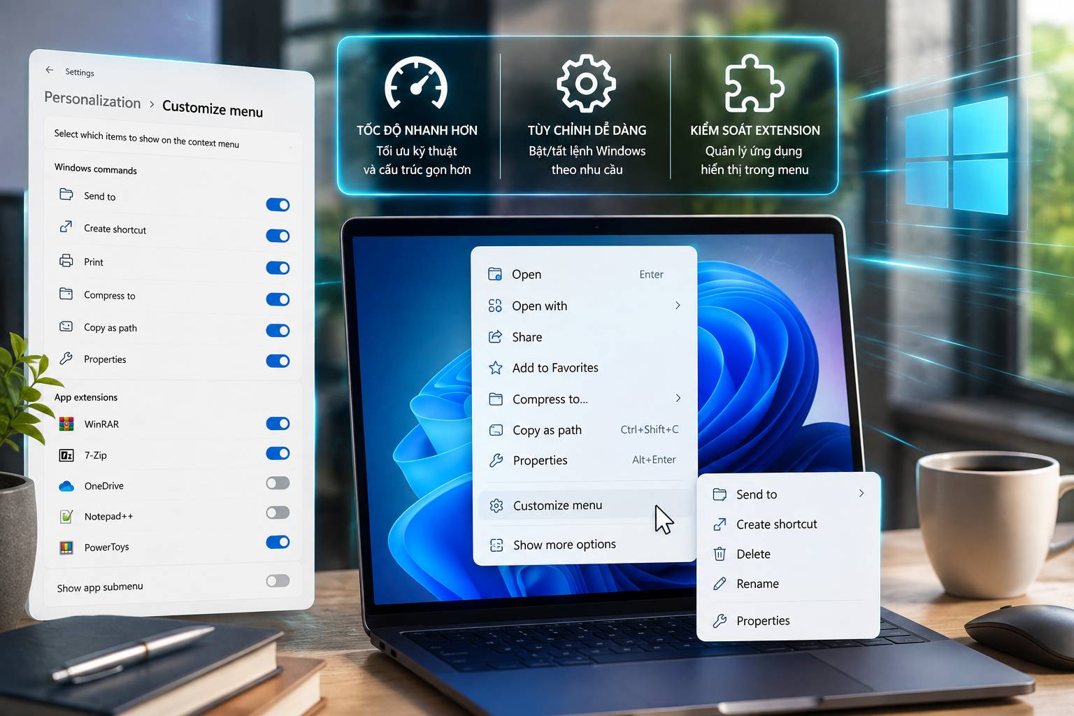 File Explorer mới trên Windows 11 giúp quản lý dữ liệu nhanh chóng 