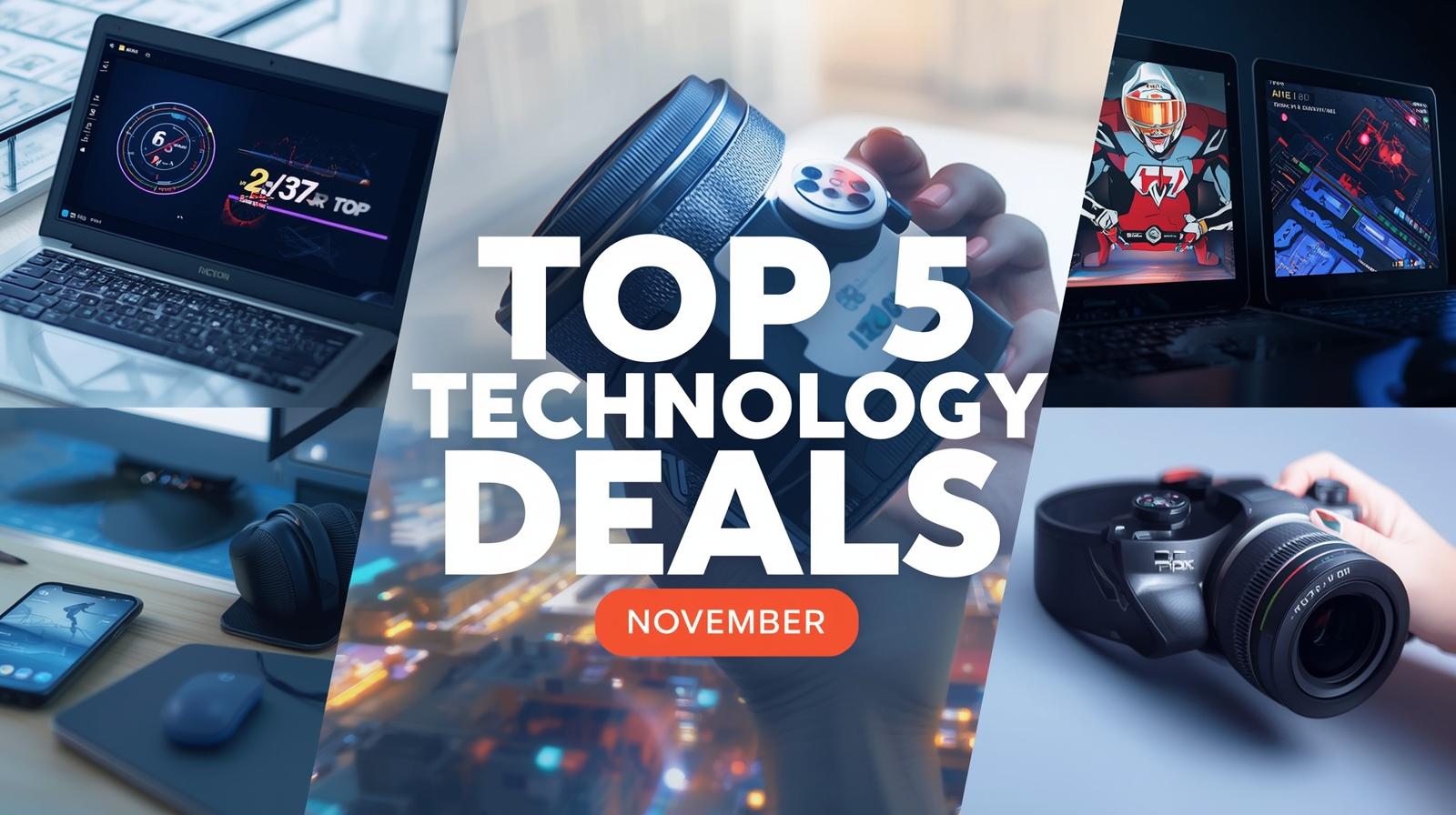 Top 5 deals công nghệ không thể bỏ lỡ tháng 11