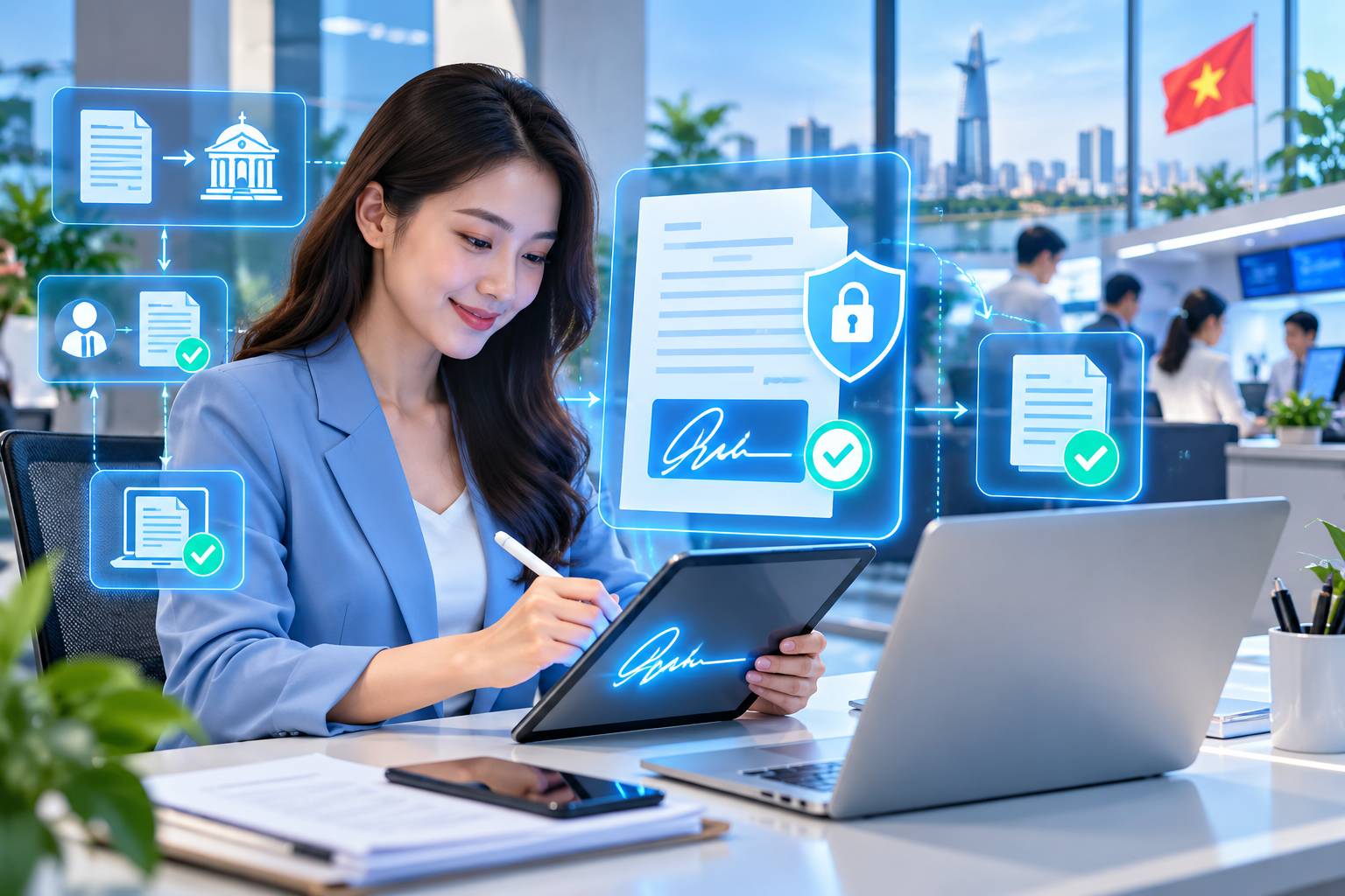 Việt Nam đang đẩy mạnh phổ cập chữ ký số cá nhân nhằm xây dựng một hạ tầng niềm tin số vững chắc cho nền kinh tế