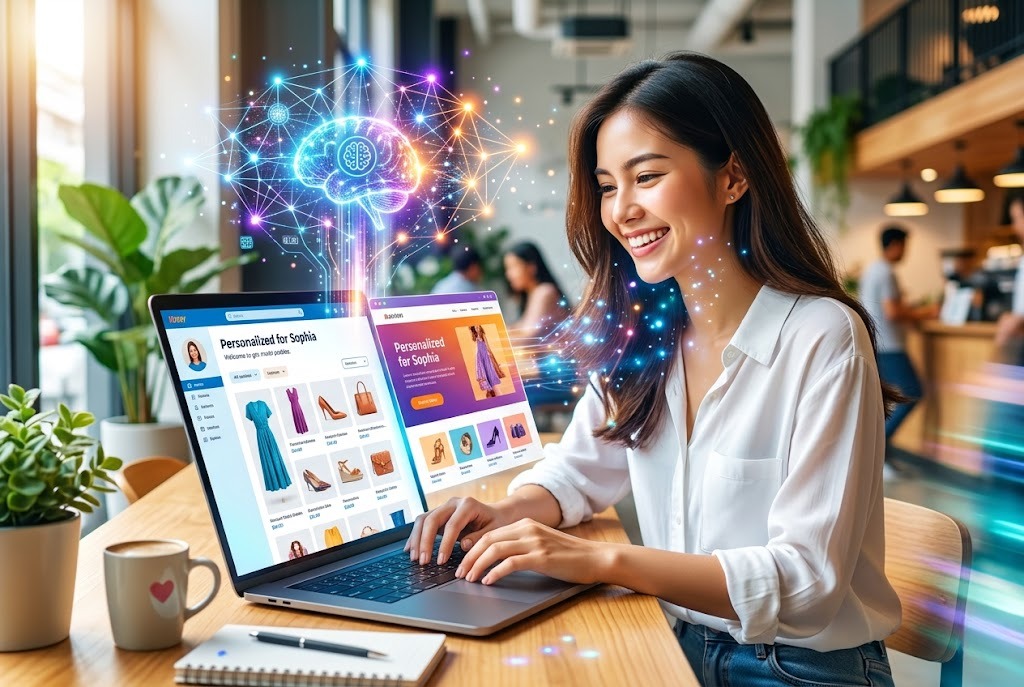 Cá nhân hóa giao diện AI đột phát trong xu hướng thiết kế Website 