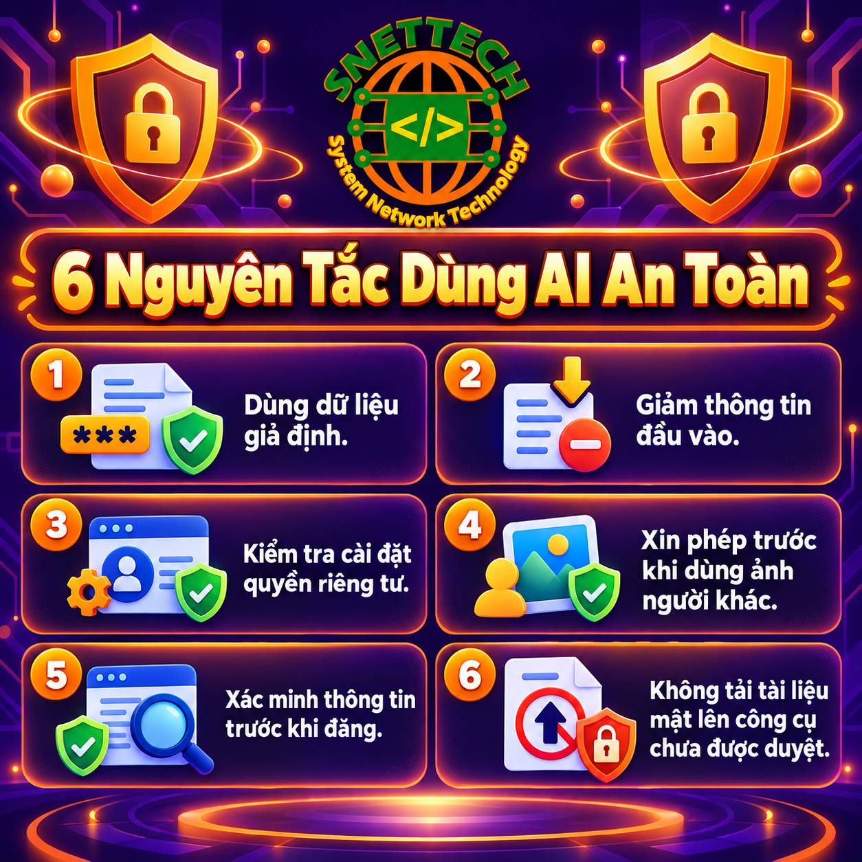 6 nguyên tắc bảo vệ dữ liệu cá nhân khi dùng AI sáng tạo nội dung Halloween