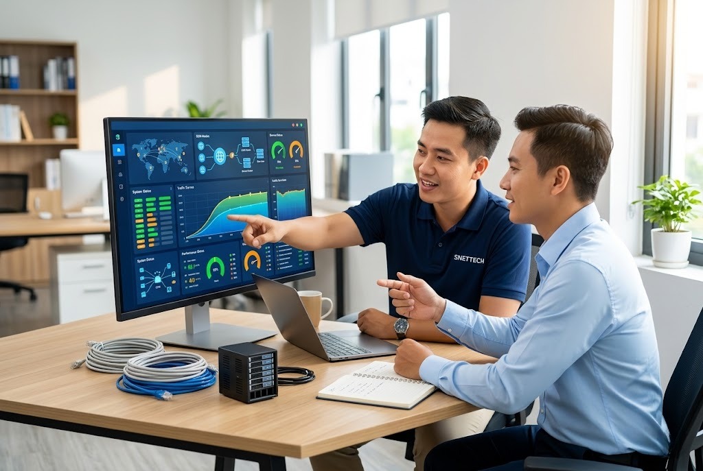 Đội ngũ chuyên gia của SNETTECH sẽ thực hiện giải pháp tối ưu toàn diện cho website