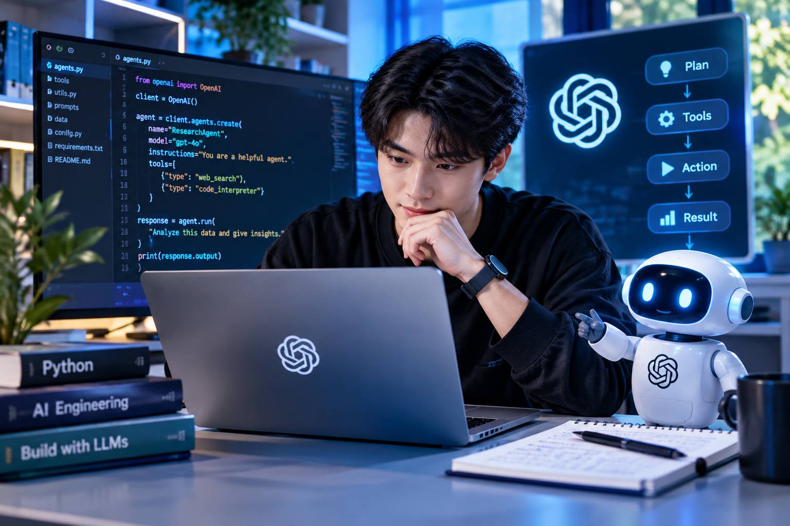 OpenAI Agents API cũng hỗ trợ khả năng giám sát quy trình và điều phối mượt mà giữa nhiều tác nhân chuyên biệt với nhau