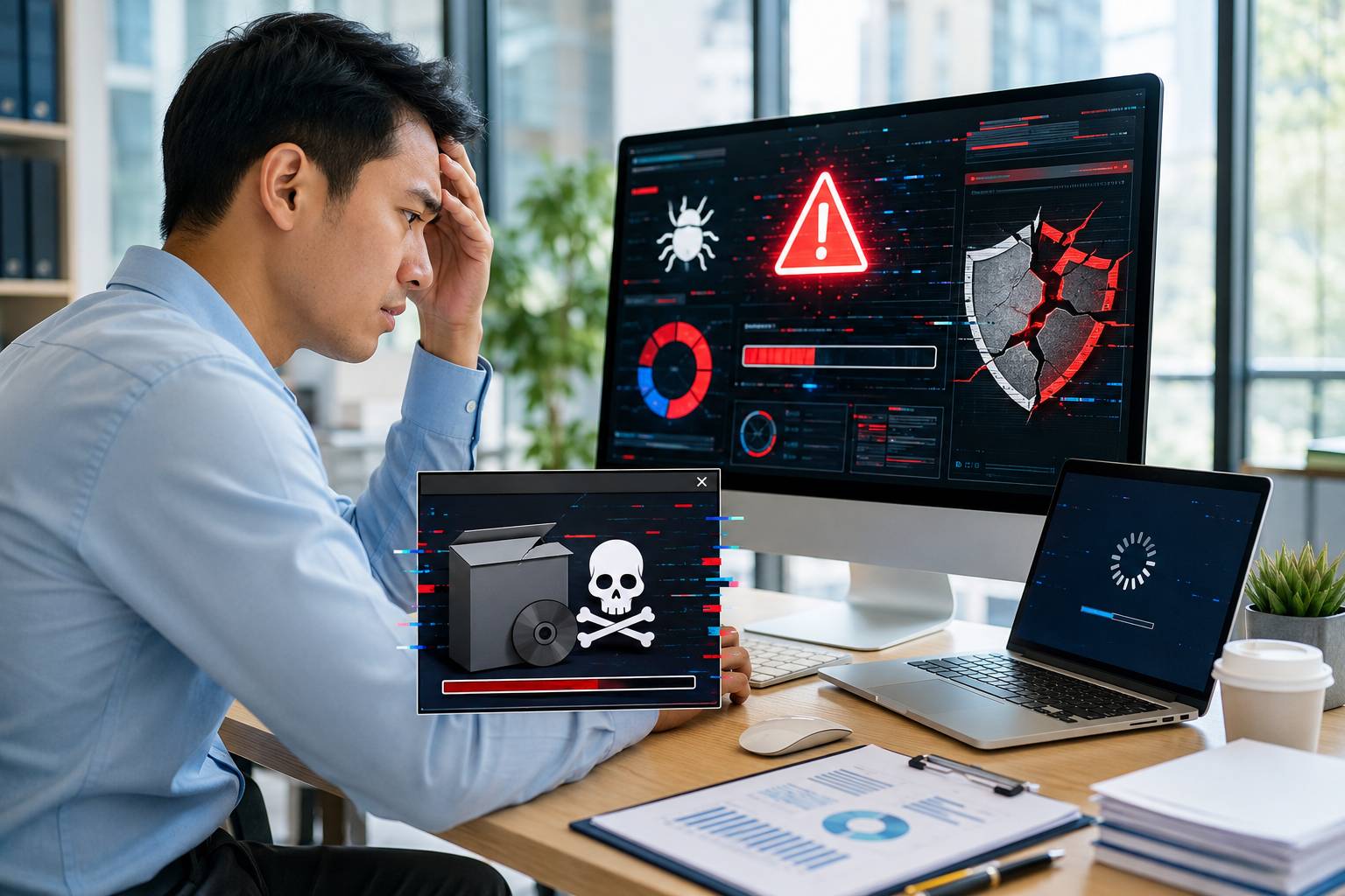 Sử dụng phần mềm lậu gây thiệt hại và những rủi ro khôn lường cho doanh nghiệp 