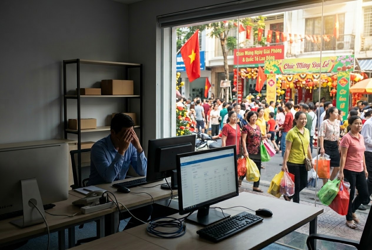 Nỗi đau website ngủ đông dịp lễ