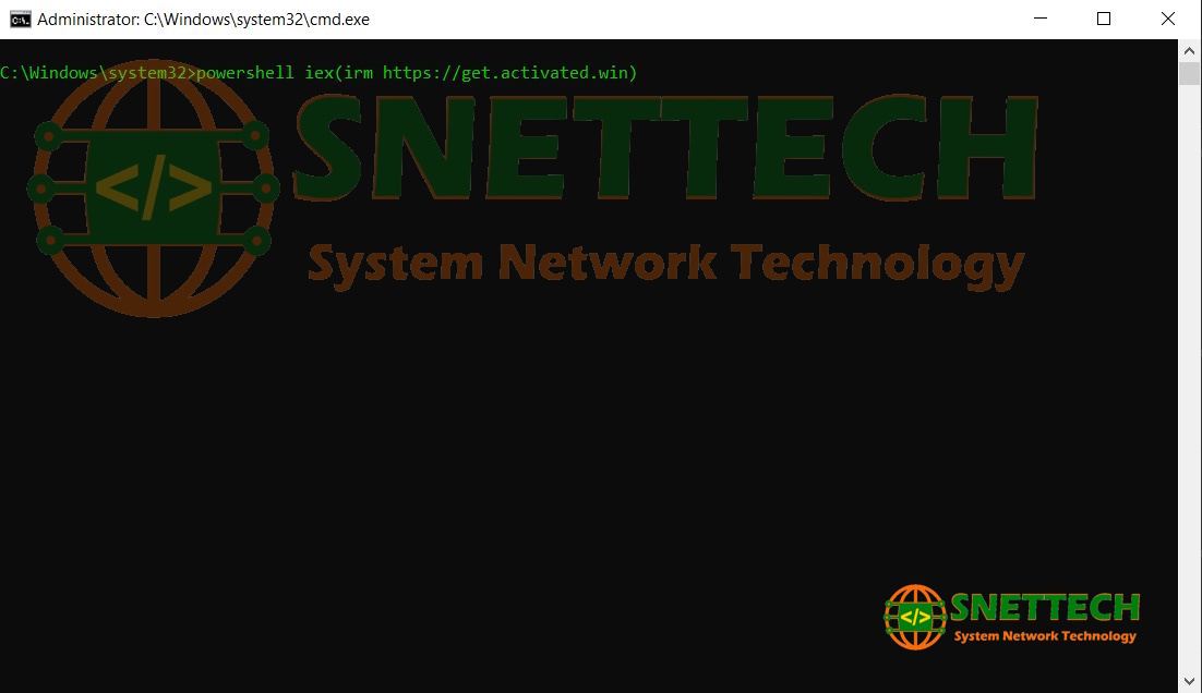 Nhập lệnh vào cmd