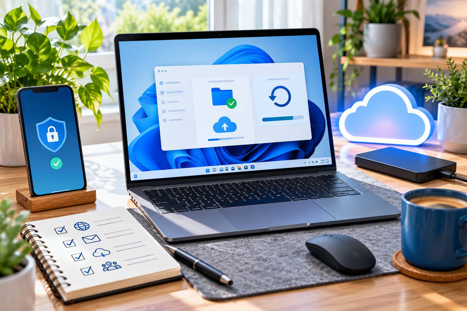 Sử dụng tính năng Windows Backup tích hợp sẵn để lưu trữ đồng bộ cài đặt lên đám mây OneDrive