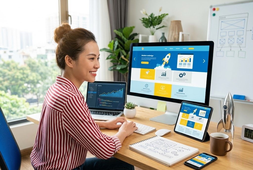 Thiết kế website chuẩn SEO đúng nghĩa bắt đầu từ việc tối ưu hóa cấu trúc mã nguồn